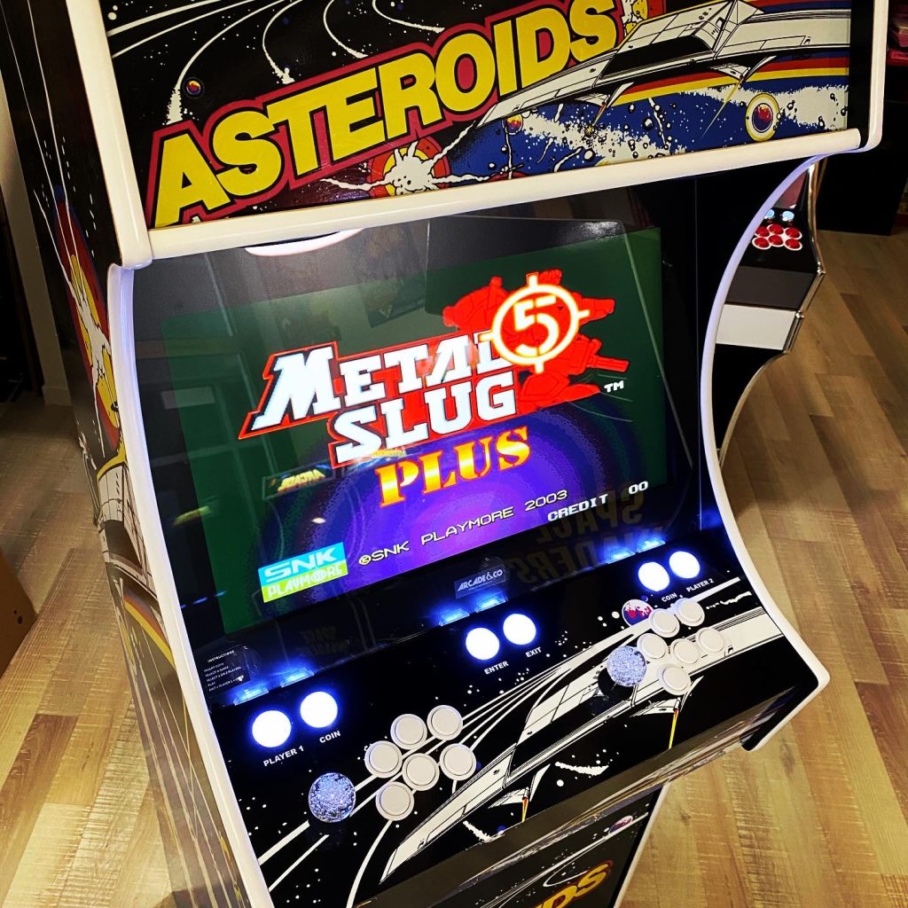 Borne arcade asteroid